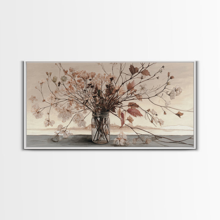 White Cow Portrait Canvas Print, Farmhouse Art, Printable Art, Farmhouse Decor, Fine Art, Harvest, Landscape Painting, FAR-2x1-69