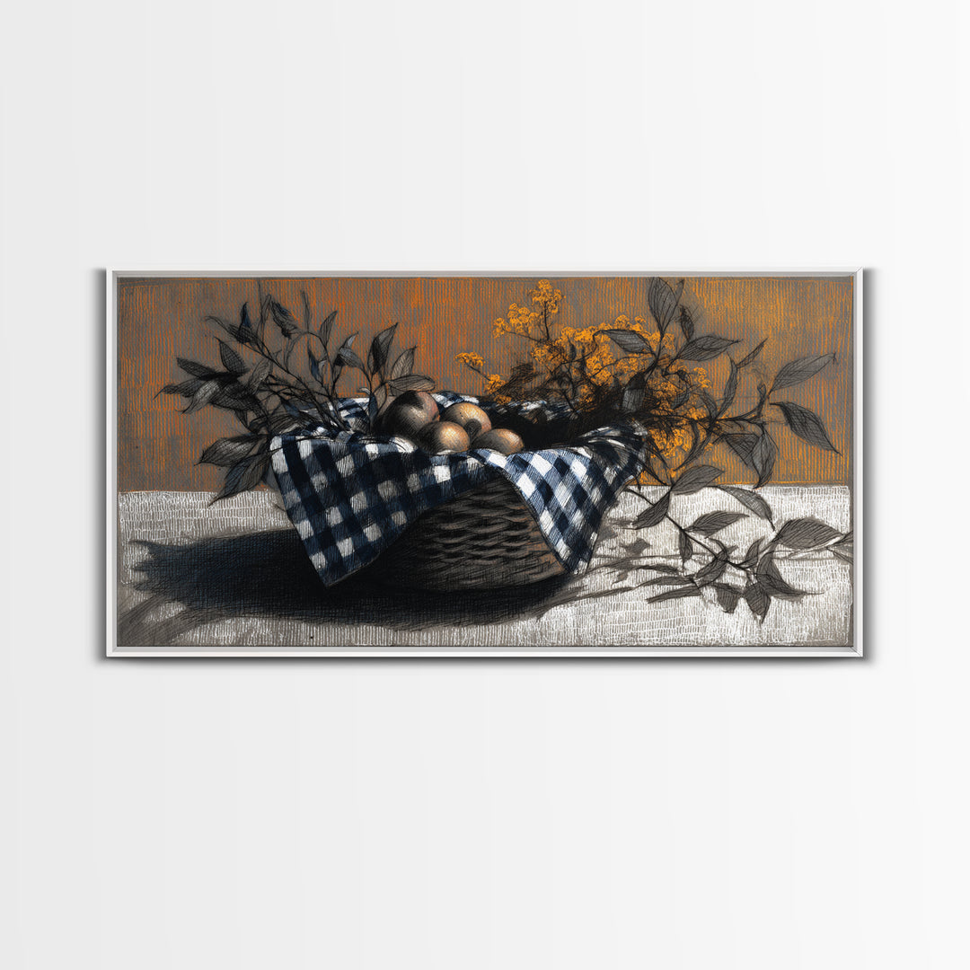 Country Landscape with Fence and Rolling Hills Canvas Print, Farmhouse Art, Wall Art, Farmhouse Decor, Fine Art, Harvest, FAR-2x1-82