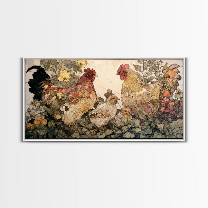 Weathered Horseshoe and Wildflowers Canvas Print, Farmhouse Art, Digital Print, Farmhouse Decor, Oil Painting, Harvest, FAR-2x1-89