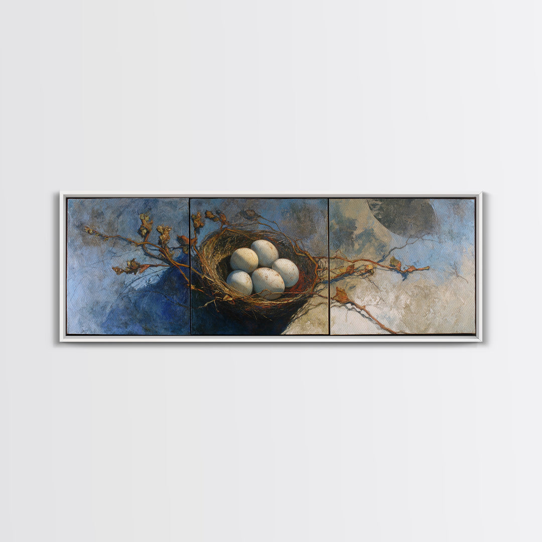 Goat Portrait with Playful Expression Framed Canvas Print, Farmhouse Art, Home Decor, Farmhouse Decor, Fine Art, Harvest, FAR-3x1-10