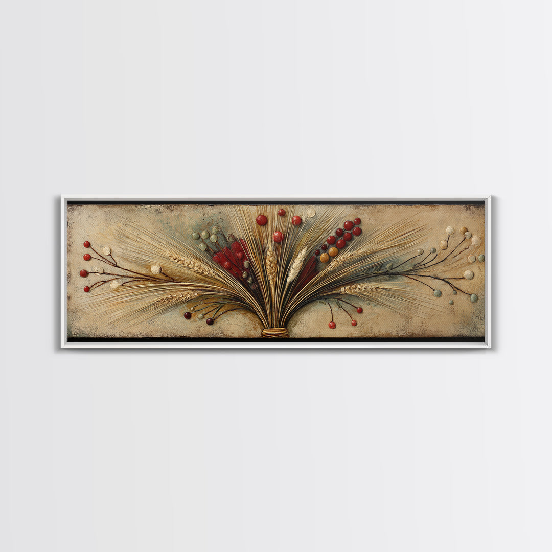 Pumpkins Stacked on a Wooden Crate Framed Canvas Print, Farmhouse Art, Black Wall Art, Farmhouse Decor, Fine Art, Harvest, FAR-3x1-53