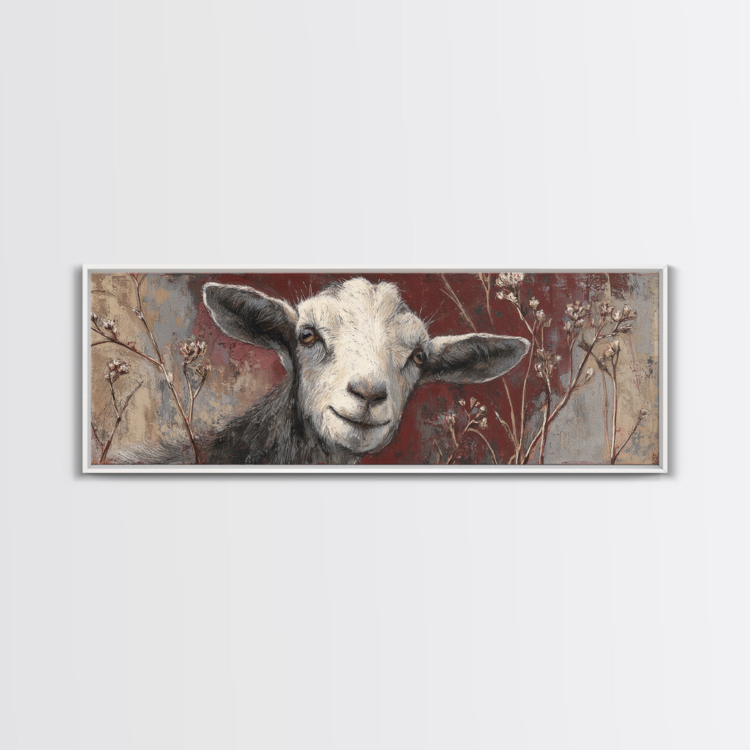 Farm Dog Lying Beside Weathered Boots Framed Canvas Print, Farmhouse Art, Farmhouse Wall Art, Farmhouse Decor, Harvest, FAR-3x1-73