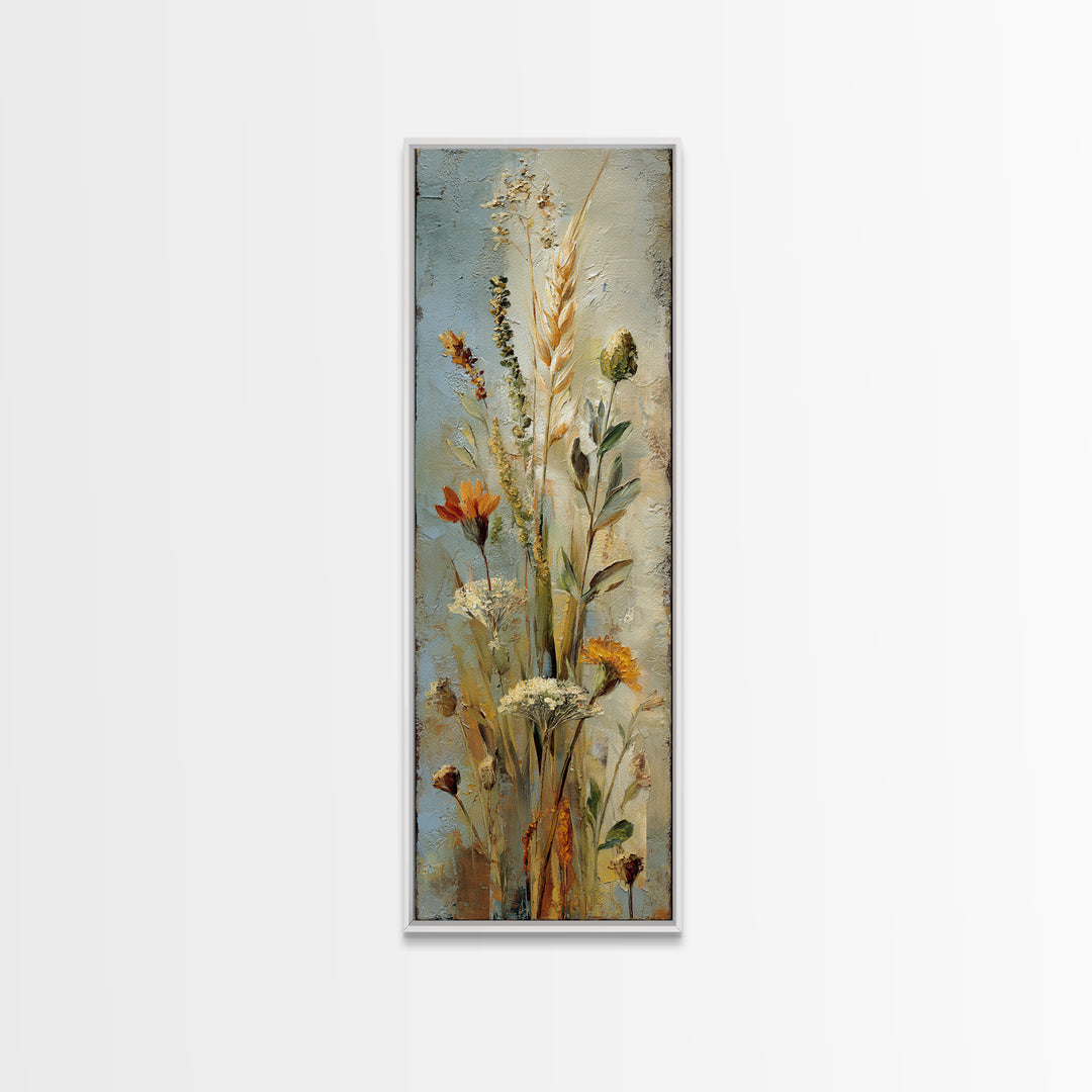Farmhouse Kitchen Herbs Tied Canvas Print, French Country Art, Fine Art Print, Farmhouse Decor, Country, Digital Prints, FCA-1x3-25