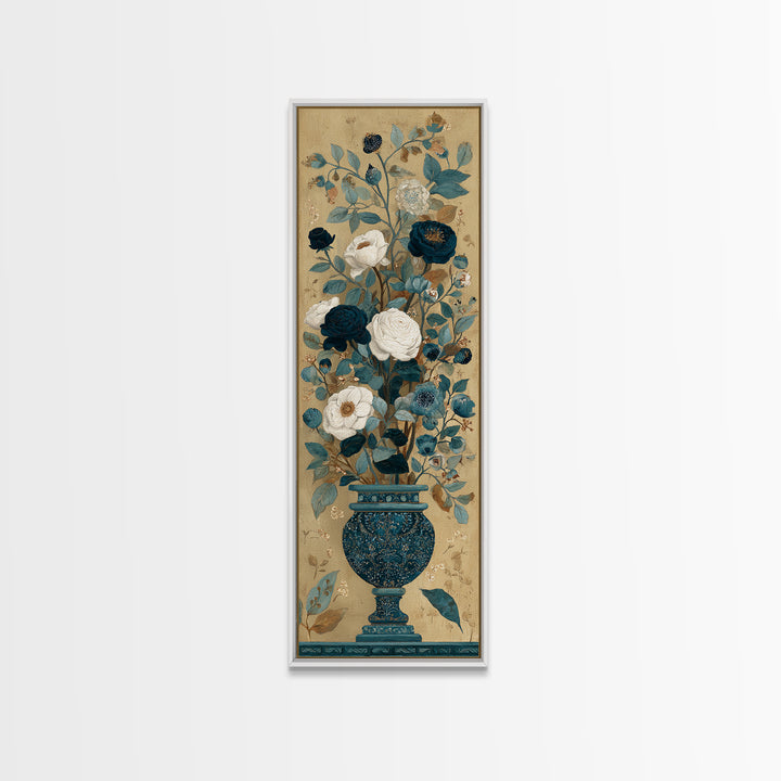 Ch Teau Garden Urn Canvas Print, French Country Art, French Country, Farmhouse Decor, Watercolor Art, Country, FCA-1x3-7