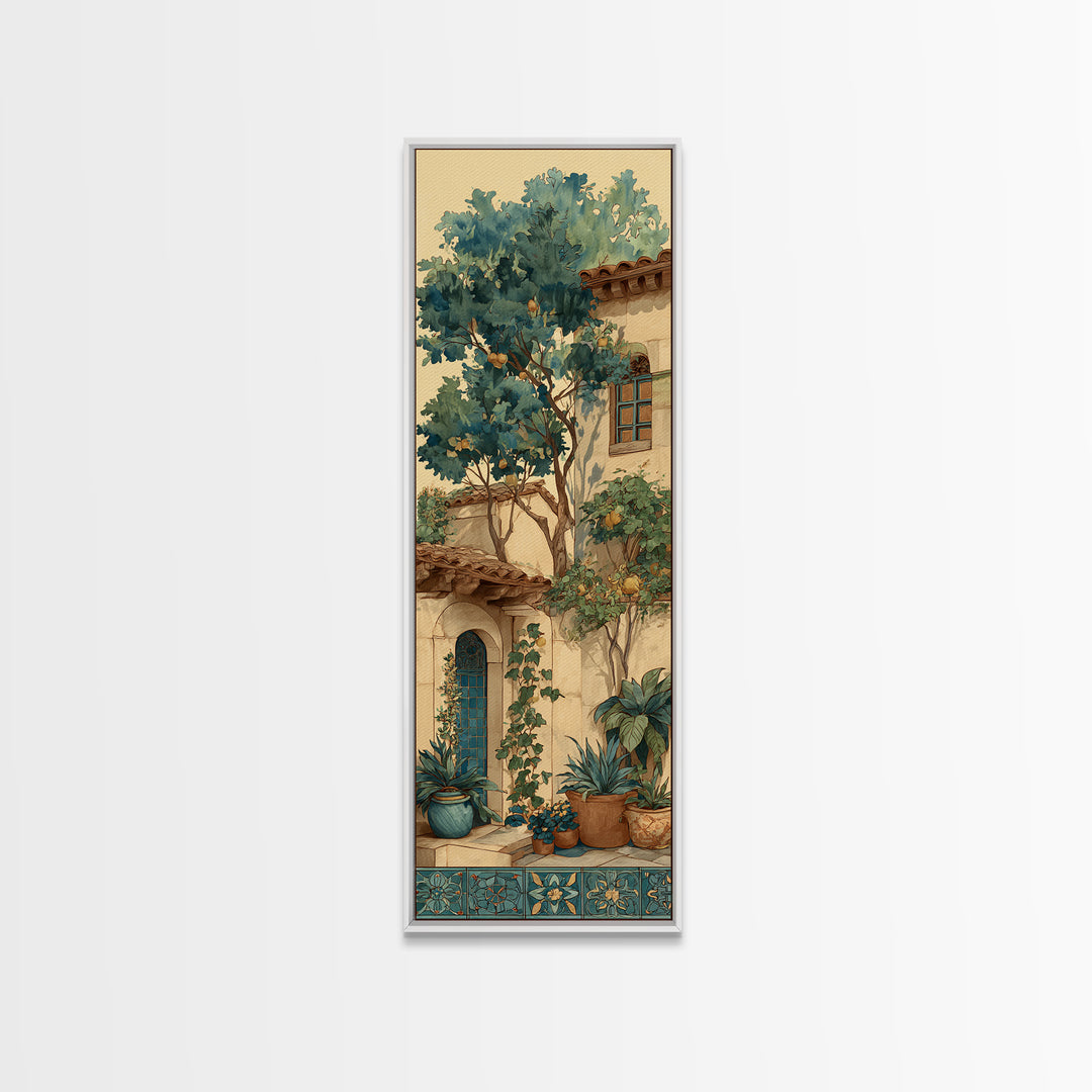 Sunlit Provence Olive Grove Canvas Print, French Country Art, Original Painting, Farmhouse Decor, Country, Coastal Wall Art, FCA-1x3-89