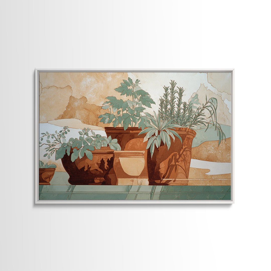 Sunlit Provence Olive Grove Framed Canvas Print, French Country Art, Contemporary Art, Farmhouse Decor, Fine Art, Country, FCA-3x2-9
