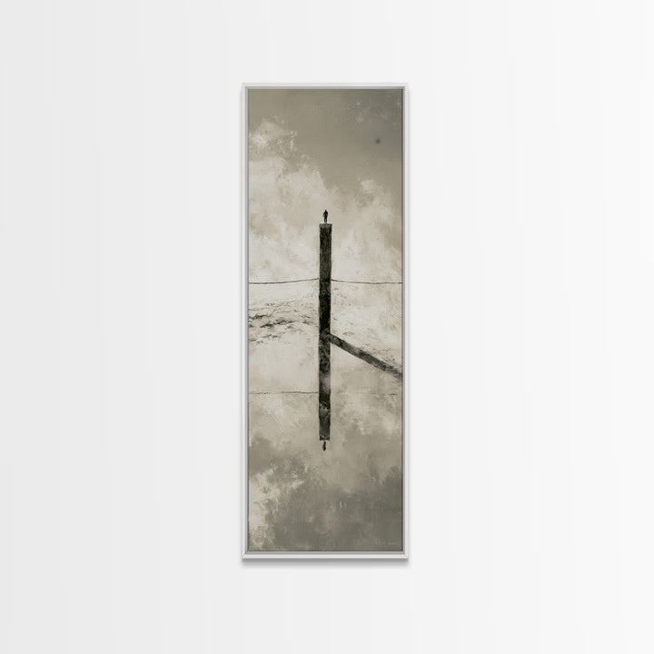 Sprinter Start Position Framed Canvas Print, Fitness Studio Art, Dancing Wall Art, Gym Decor, Fine Art, Motion, Gallery Decor, FSA-1x3-50