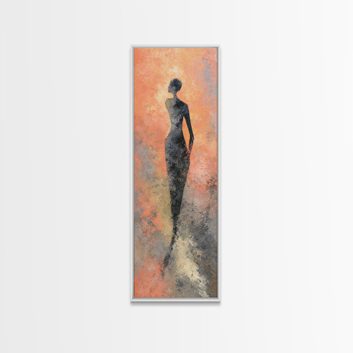 Abstract Human Figure Canvas Print, Fitness Studio Art, Home Gym Wall Art, Gym Decor, Fine Art, Motion, Art Print, Room Decor, FSA-1x3-86