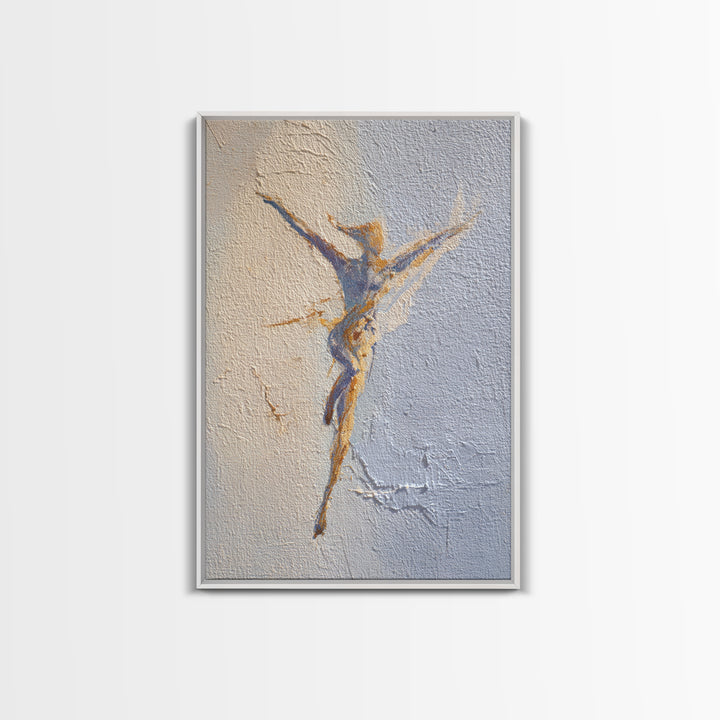 Yoga Warrior Pose Framed Canvas Print, Fitness Studio Art, Gym Wall Art, Gym Decor, Fine Art, Motion, Luxury Decor, Art Print, FSA-2x3-63
