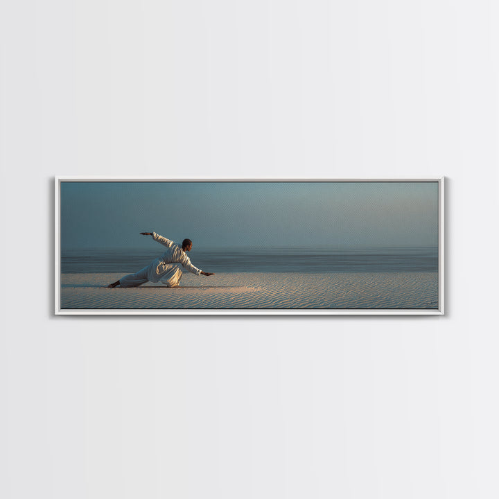 Sprinter Start Position Canvas Print, Fitness Studio Art, Statement Artwork, Gym Decor, Fine Art, Motion, Large Wall Art, FSA-3x1-78