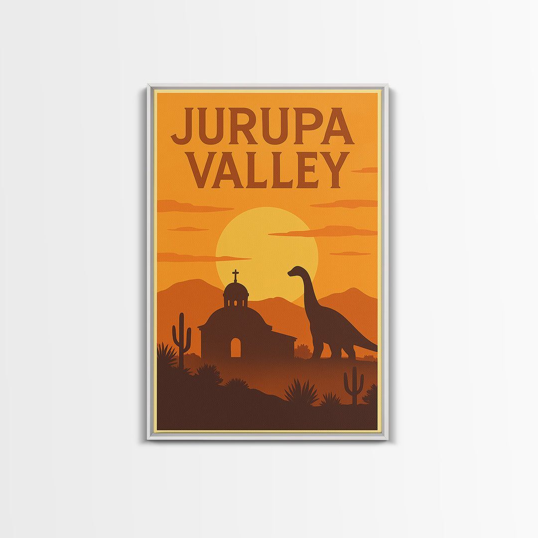 Jurupa Valley California Travel Poster, Canvas Print, Gold Art Deco Poster Art, Jurupa Valley Art Print, Wanderlust Decor, Travel Wall Decor