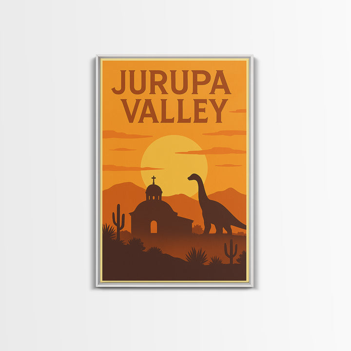 Jurupa Valley California Travel Poster, Canvas Print, Gold Art Deco Poster Art, Jurupa Valley Art Print, Wanderlust Decor, Travel Wall Decor