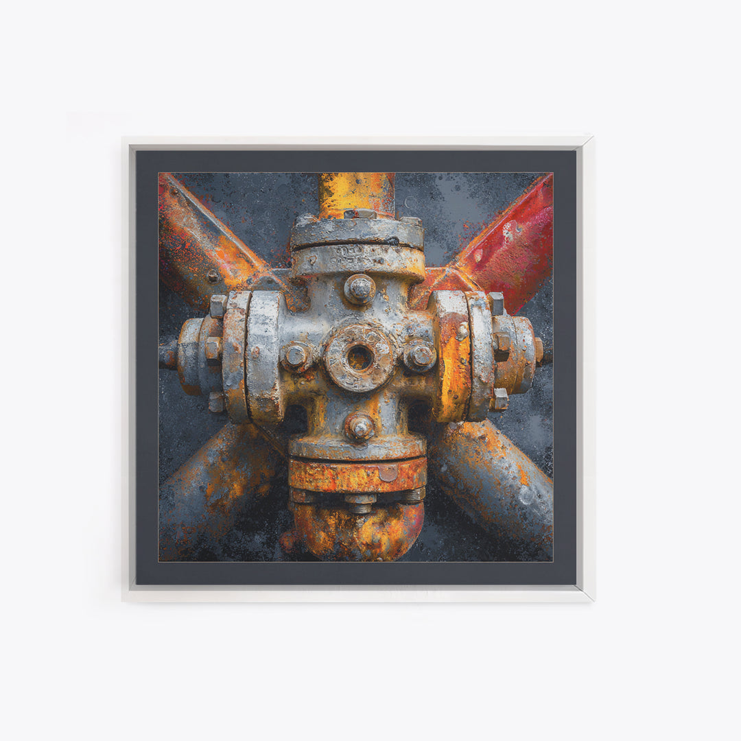 Route 66 Road Scene Without Text Canvas Print, Garage Art, Sports Posters, Garage Decor, Fine Art, Motor, Luxury Decor, GAR-1x1-17