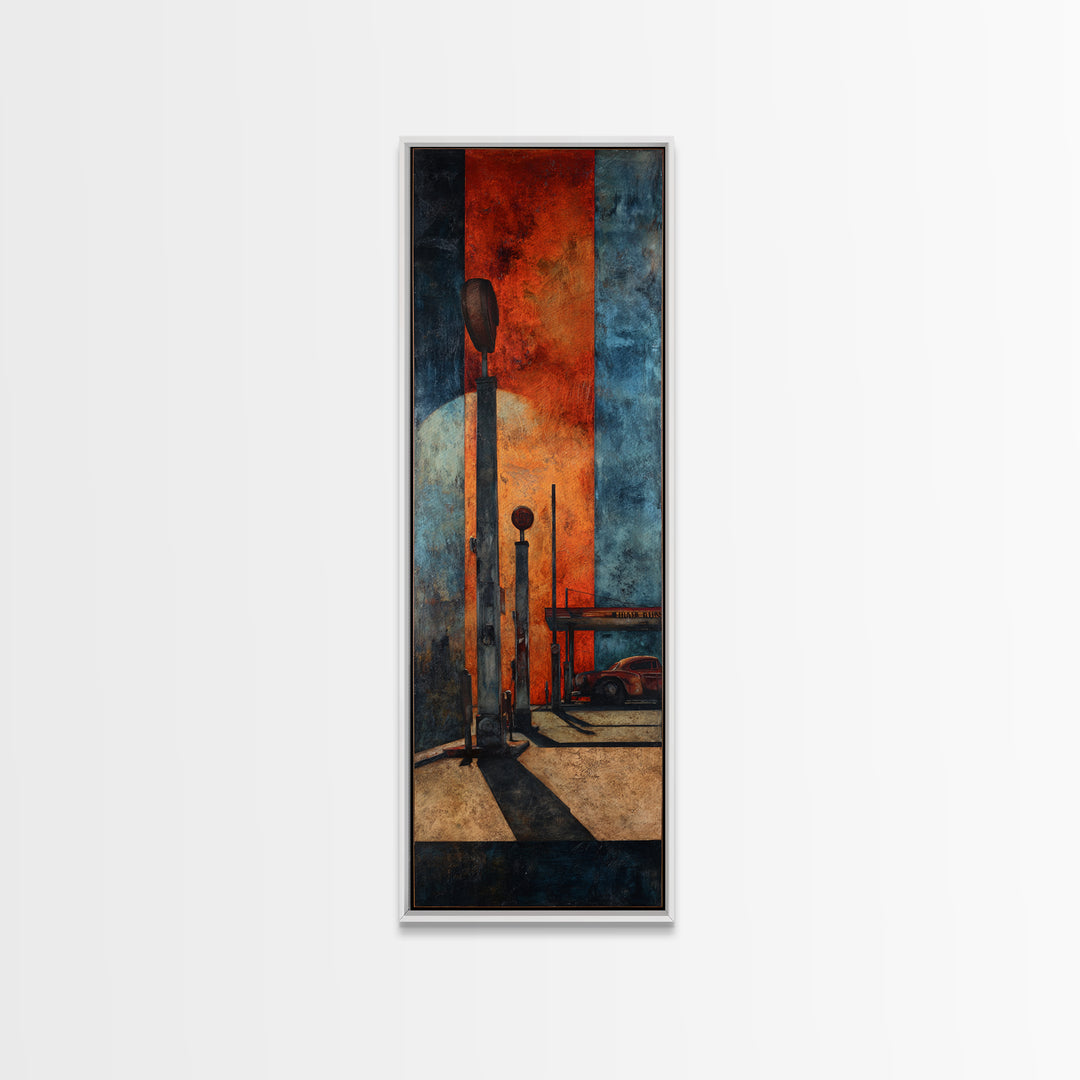 Route 66 Road Scene Without Text Canvas Print, Garage Art, Art Print, Garage Decor, Fine Art, Motor, Canvas Wall Art, GAR-1x3-77