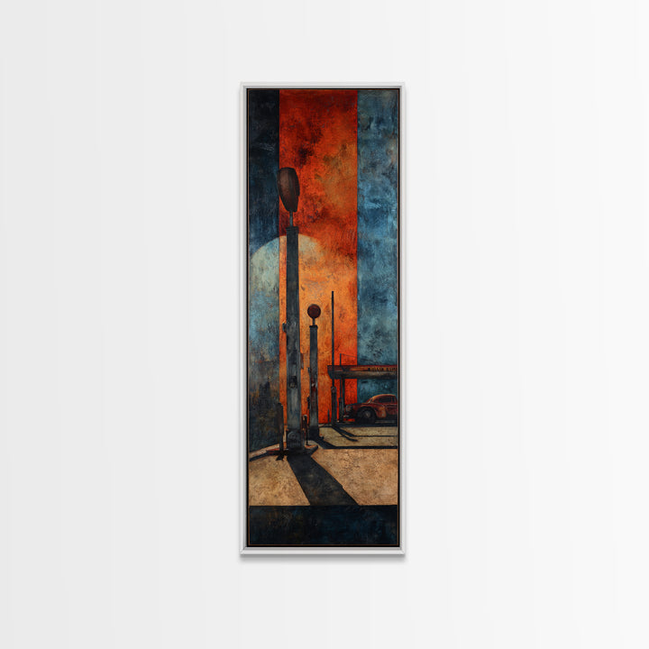 Route 66 Road Scene Without Text Canvas Print, Garage Art, Art Print, Garage Decor, Fine Art, Motor, Canvas Wall Art, GAR-1x3-77