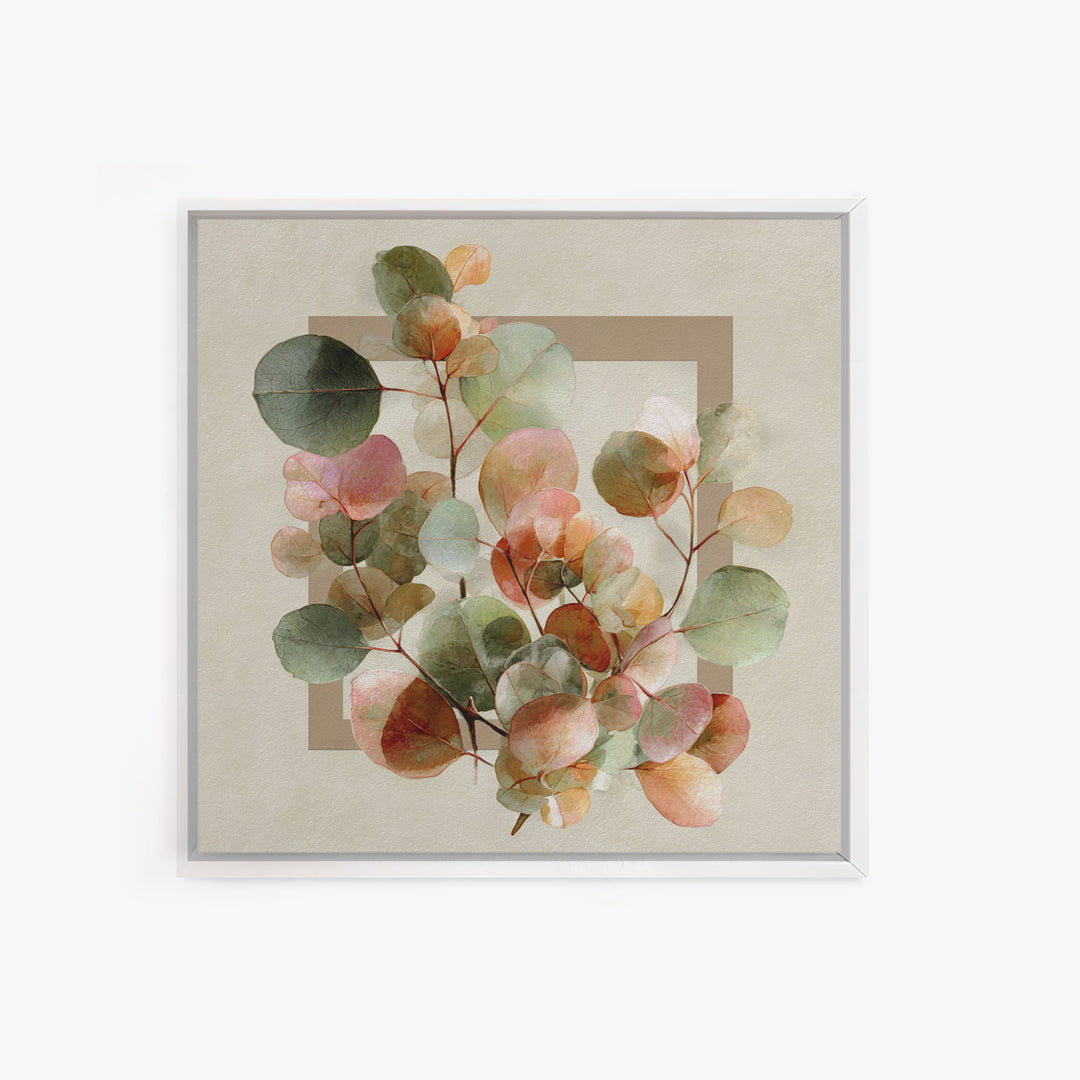 Calming Eucalyptus Watercolor Branches Framed Canvas Print, Guest Bedroom Art, Downloadable Prints, Bedroom Decor, Guest, GBA-1x1-34