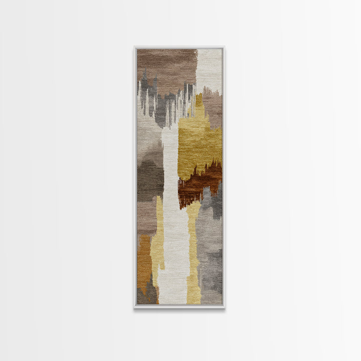 Abstract Woven Texture Canvas Print, Guest Bedroom Art, Above Bed Decor, Bedroom Decor, Abstract Art, Guest, Boho Decor, GBA-1x3-26