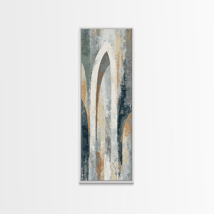 Warm Abstract Arches Canvas Print, Guest Bedroom Art, Home, Bedroom Decor, Guest, Bedroom Wall Art, Bedroom Wall Decor, GBA-1x3-39