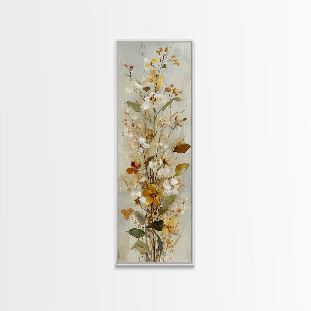 Small Bird Pair on Flowering Branch Canvas Print, Guest Bedroom Art, Digital Prints, Bedroom Decor, Oil Painting, Guest, GBA-1x3-40