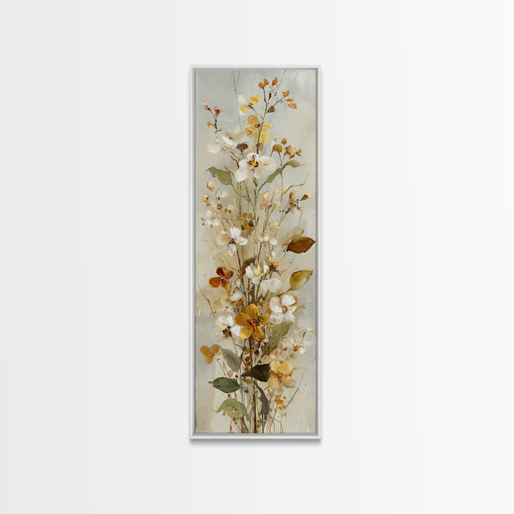 Small Bird Pair on Flowering Branch Canvas Print, Guest Bedroom Art, Digital Prints, Bedroom Decor, Oil Painting, Guest, GBA-1x3-40