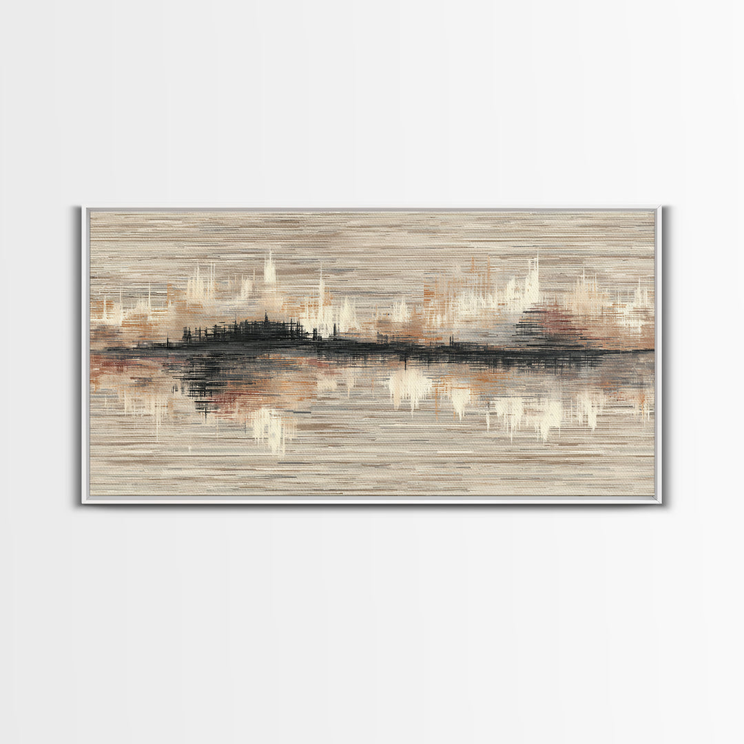Abstract Woven Texture Canvas Print, Guest Bedroom Art, Wall Art, Bedroom Decor, Abstract Art, Guest, New Home Gift, GBA-2x1-58