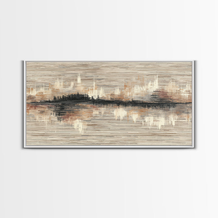 Abstract Woven Texture Canvas Print, Guest Bedroom Art, Wall Art, Bedroom Decor, Abstract Art, Guest, New Home Gift, GBA-2x1-58