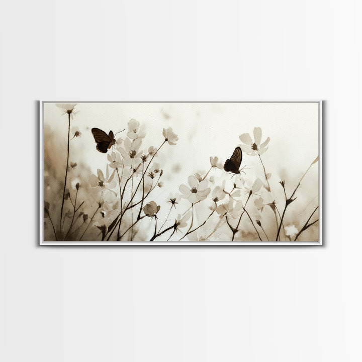 Olive Branch Still Life Framed Canvas Print, Guest Bedroom Art, Framed Wall Art, Bedroom Decor, Guest, Farmhouse Wall Decor, GBA-2x1-85