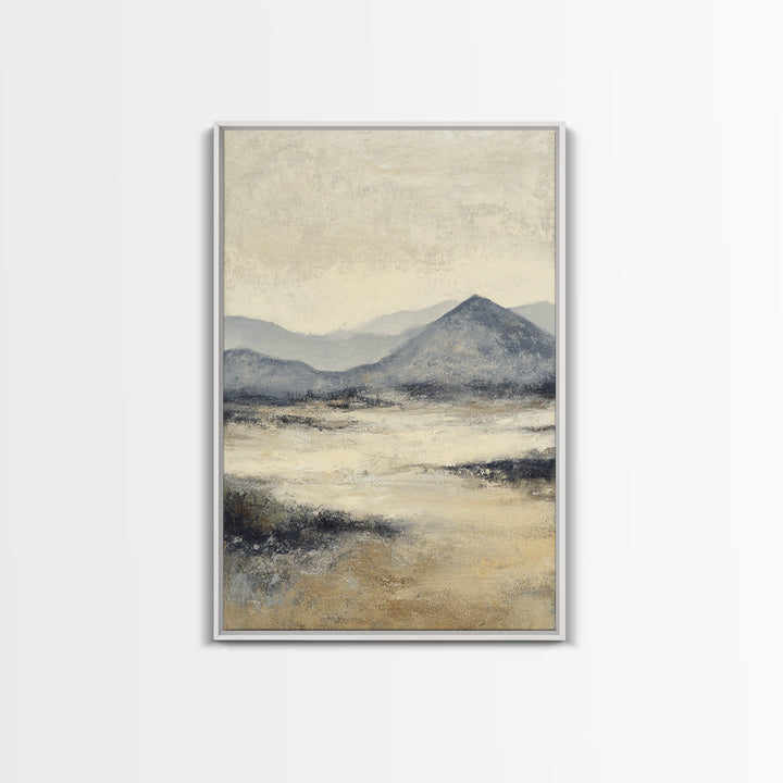 Gentle Rain over Distant Hills Canvas Print, Guest Bedroom Art, Downloadable Prints, Bedroom Decor, Fine Art, Guest, Art Print, GBA-2x3-32