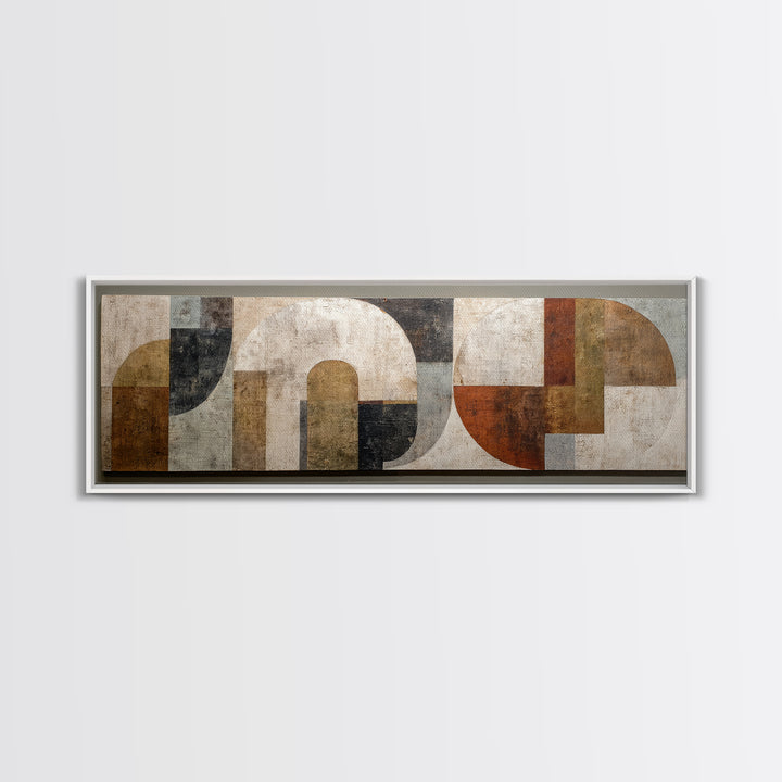 Warm Abstract Arches Canvas Print, Guest Bedroom Art, Statement Artwork, Bedroom Decor, Abstract Art, Guest, Wall Decor, GBA-3x1-19
