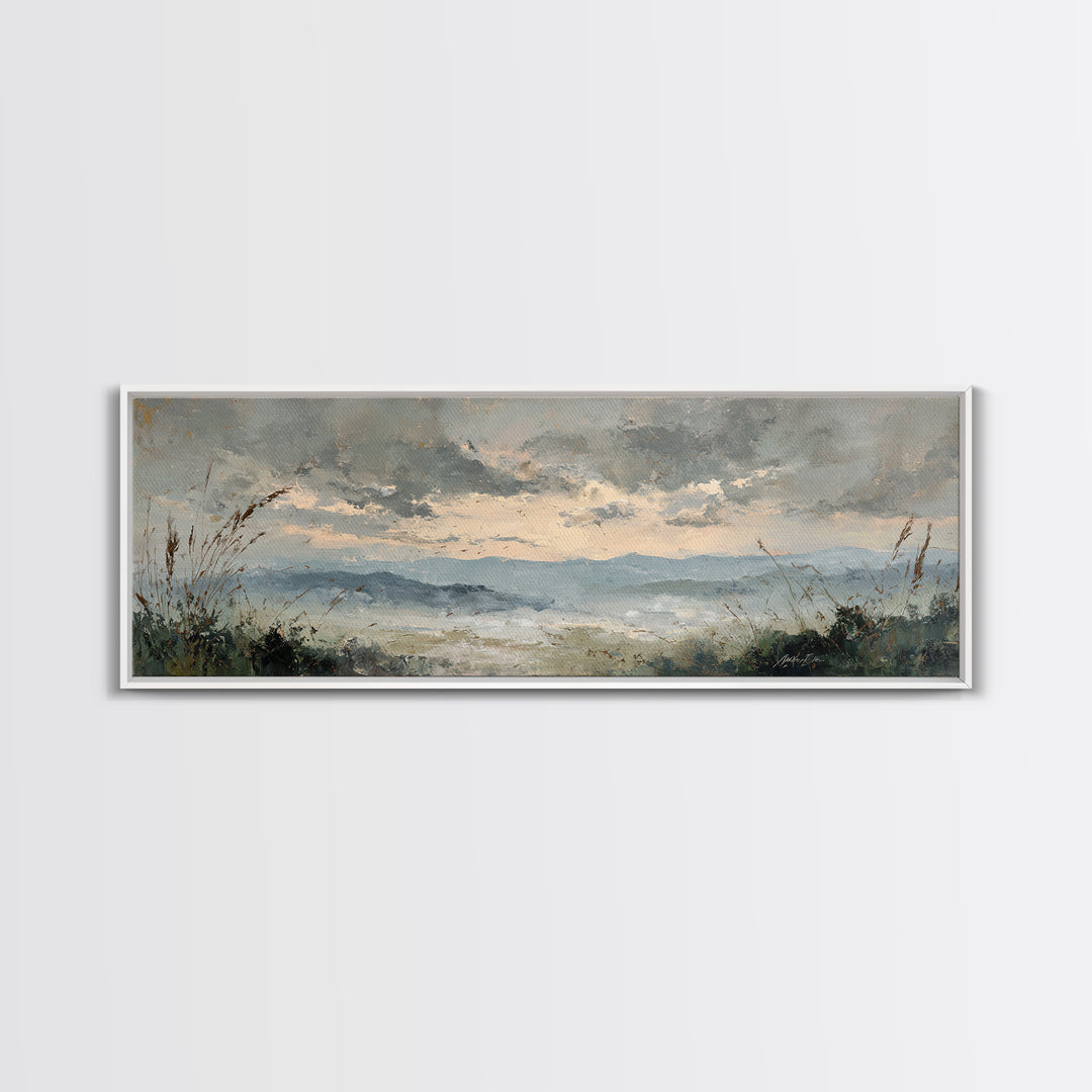 Romantic Cloudscape in Blush and Ivory Canvas Print, Guest Bedroom Art, Framed Wall Art, Bedroom Decor, Fine Art, Guest, GBA-3x1-75