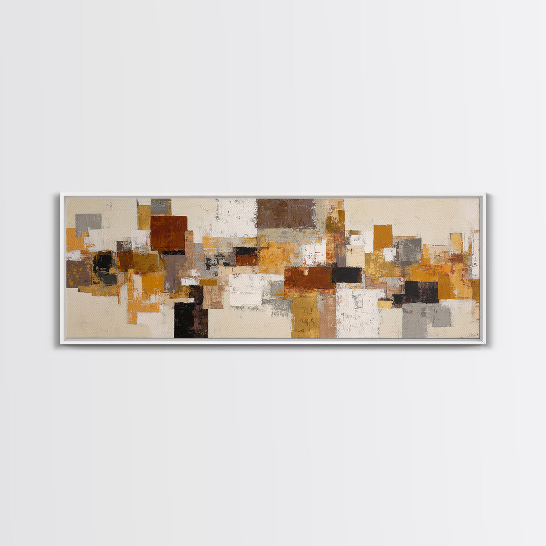Abstract Woven Texture Canvas Print, Guest Bedroom Art, Poster, Bedroom Decor, Guest, Farmhouse Decor, Living Room Decor, GBA-3x1-78