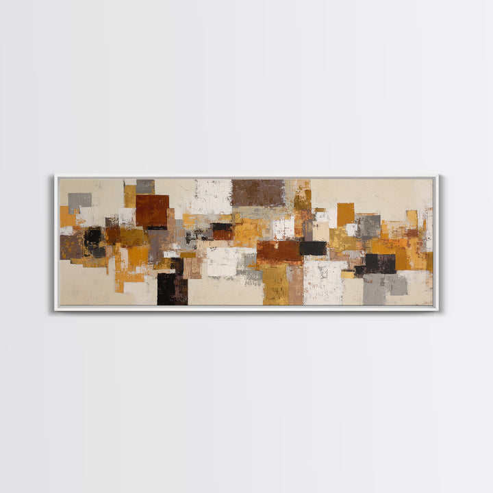 Abstract Woven Texture Canvas Print, Guest Bedroom Art, Poster, Bedroom Decor, Guest, Farmhouse Decor, Living Room Decor, GBA-3x1-78