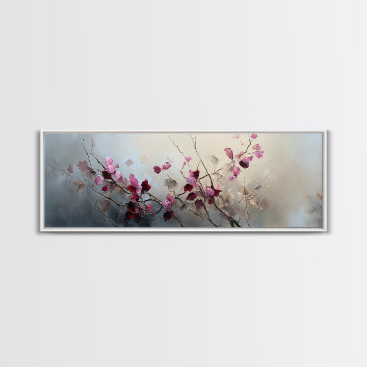 Lavender Field under Pale Sky Canvas Print, Guest Bedroom Art, Print, Bedroom Decor, Fine Art, Guest, Living Room Wall Art, GBA-3x1-83