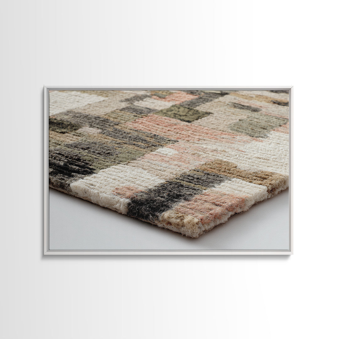 Abstract Woven Texture Framed Canvas Print, Guest Bedroom Art, Printable Wall Art, Bedroom Decor, Abstract Art, Guest, GBA-3x2-18