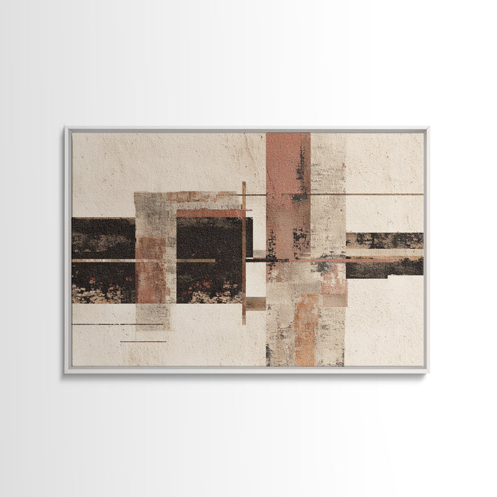 Abstract Woven Texture Framed Canvas Print, Guest Bedroom Art, Bedroom Wall Art, Bedroom Decor, Abstract Art, Guest, GBA-3x2-90