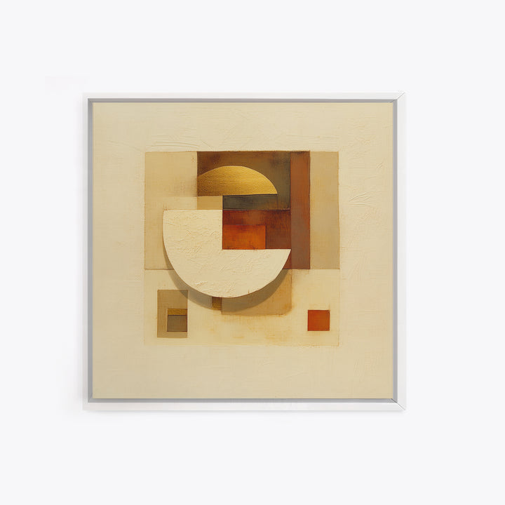 Earthy Plaster Texture Abstract Canvas Print, General Fine Art, Canvas, Living Room Decor, Abstract Art, Canvas Art, GEN-1x1-15