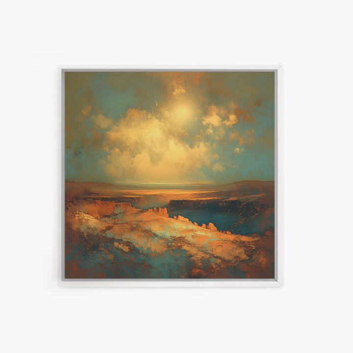 Serene Desert Horizon Canvas Print, General Fine Art, Gallery Decor, Living Room Decor, Fine Art, Wall Art, Home Decor, GEN-1x1-17