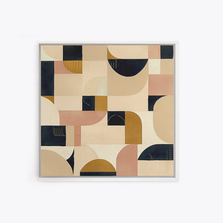 Earthy Plaster Texture Abstract Framed Canvas Print, General Fine Art, Large Wall Art, Living Room Decor, Abstract Art, GEN-1x1-39
