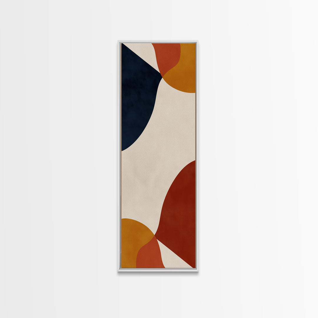 Warm Terracotta Abstract Canvas Print, General Fine Art, Neutral Decor, Living Room Decor, Fine Art, Home Decor, GEN-1x3-42