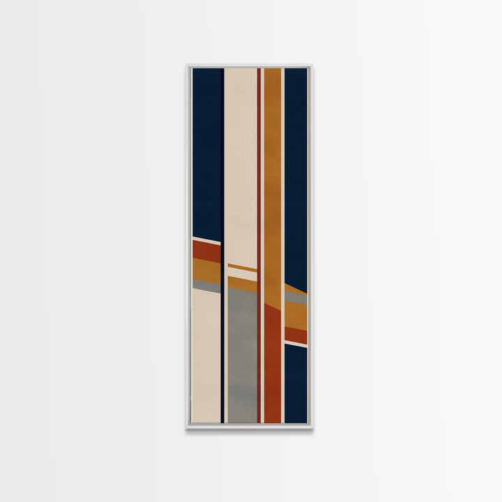 Modern Geometric Composition Framed Canvas Print, General Fine Art, Modern Decor, Living Room Decor, Abstract Art, GEN-1x3-70