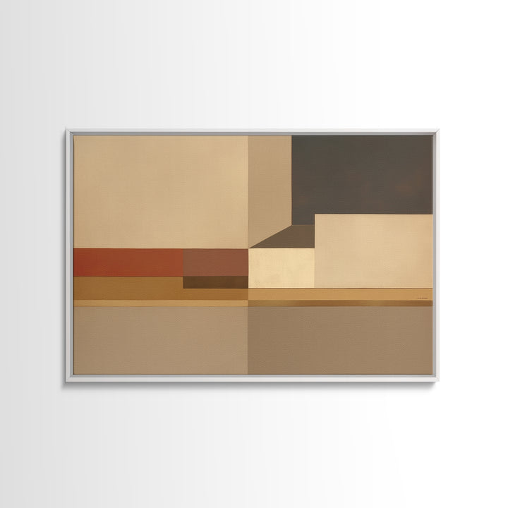 Modern Geometric Composition Canvas Print, General Fine Art, Oil Painting, Living Room Decor, Abstract Art, Gallery Decor, GEN-3x2-38