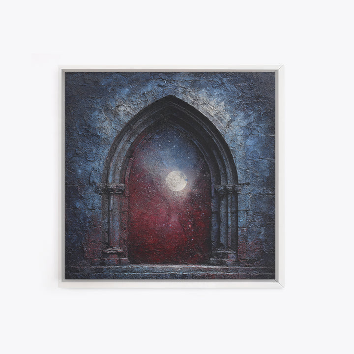Gothic Archway Filled Canvas Print, Gothic Art, Whimsigoth Decor, Living Room Decor, Fine Art, Gothic, Witchy Home Decor, GOT-1x1-35