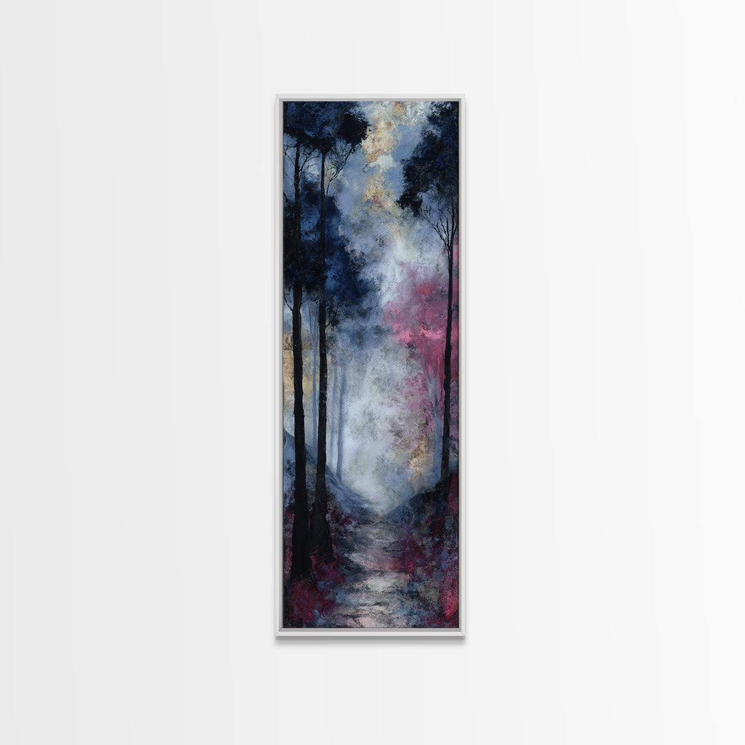 Haunted Forest Path Canvas Print, Gothic Art, Contemporary Art, Living Room Decor, Gothic, Art Nouveau, Canvas Tote Bag, GOT-1x3-7