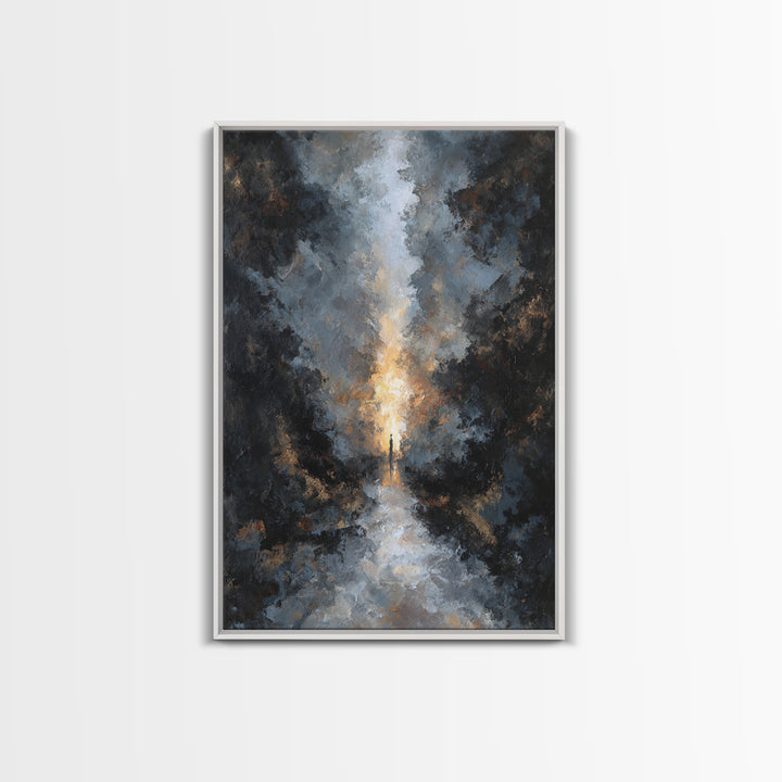 Haunted Forest Path Framed Canvas Print, Gothic Art, Gothic, Living Room Decor, Fine Art, Gothic, Moody Wall Art, Halloween Art, GOT-2x3-75