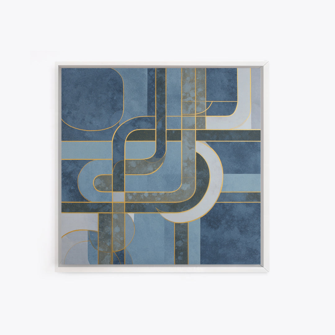 Controller Cable Forming a Playful Line Drawing Canvas Print, Game Room Art, Neutral Decor, Game Room Decor, Abstract Art, Play, GRA-1x1-95