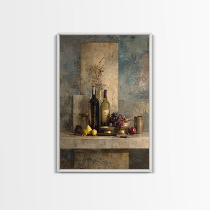 Blackjack Table Still Life Without Words Framed Canvas Print, Game Room Art, Art Print, Game Room Decor, Fine Art, Play, GRA-2x3-100