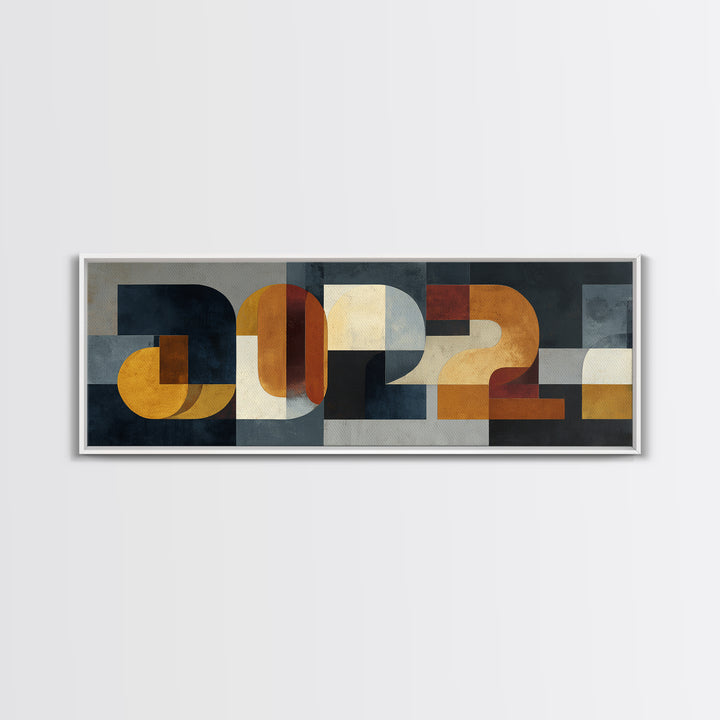 Scoreboard Numbers as Abstract Design Canvas Print, Game Room Art, Living Room Art, Game Room Decor, Play, Neutral Decor, GRA-3x1-16