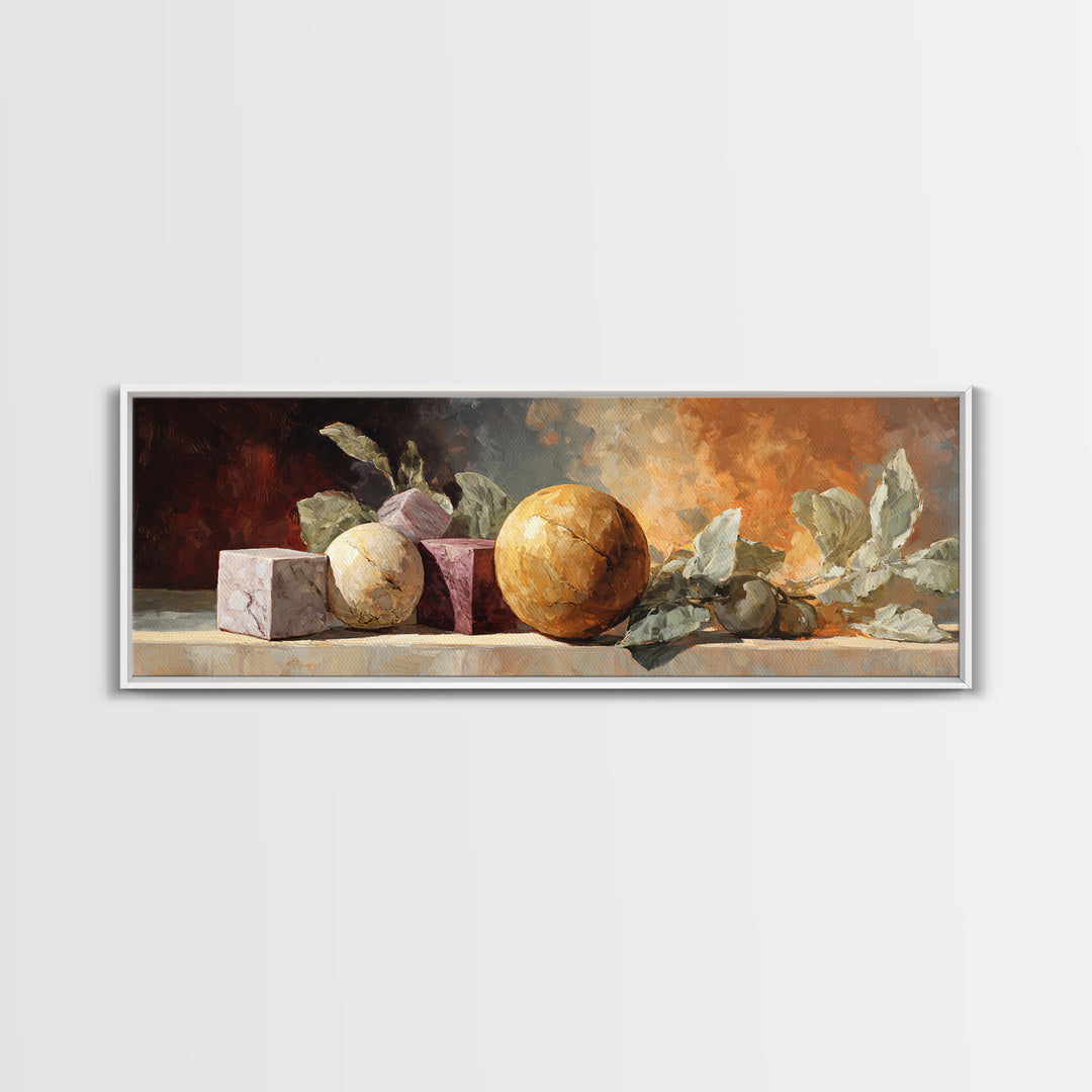 Tabletop Dice Rolling Through Dramatic Light Framed Canvas Print, Game Room Art, Pop Art, Game Room Decor, Fine Art, Play, GRA-3x1-57