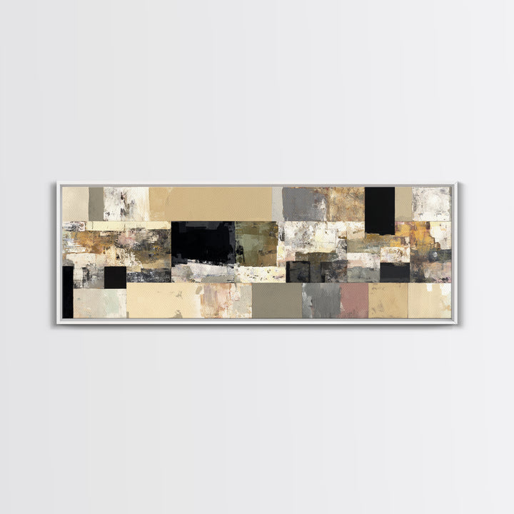 Domino Tiles Arranged Canvas Print, Game Room Art, Unique Home Decor, Game Room Decor, Abstract Art, Play, Boho Decor, GRA-3x1-8
