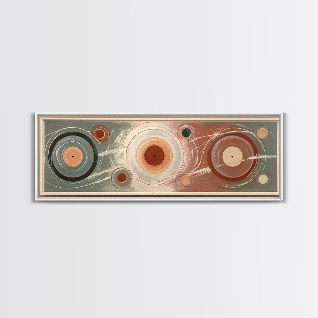 Air Hockey Puck Framed Canvas Print, Game Room Art, Bedroom Wall Art, Game Room Decor, Fine Art, Play, Girly Wall Art, GRA-3x1-82